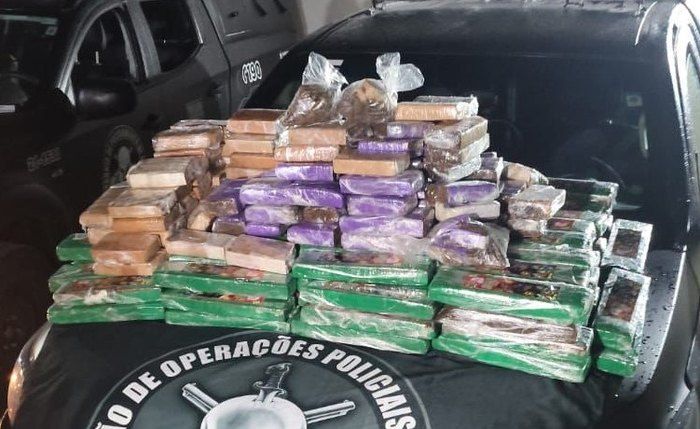 Ação integrada apreende 170 quilos de maconha em residência abandonada